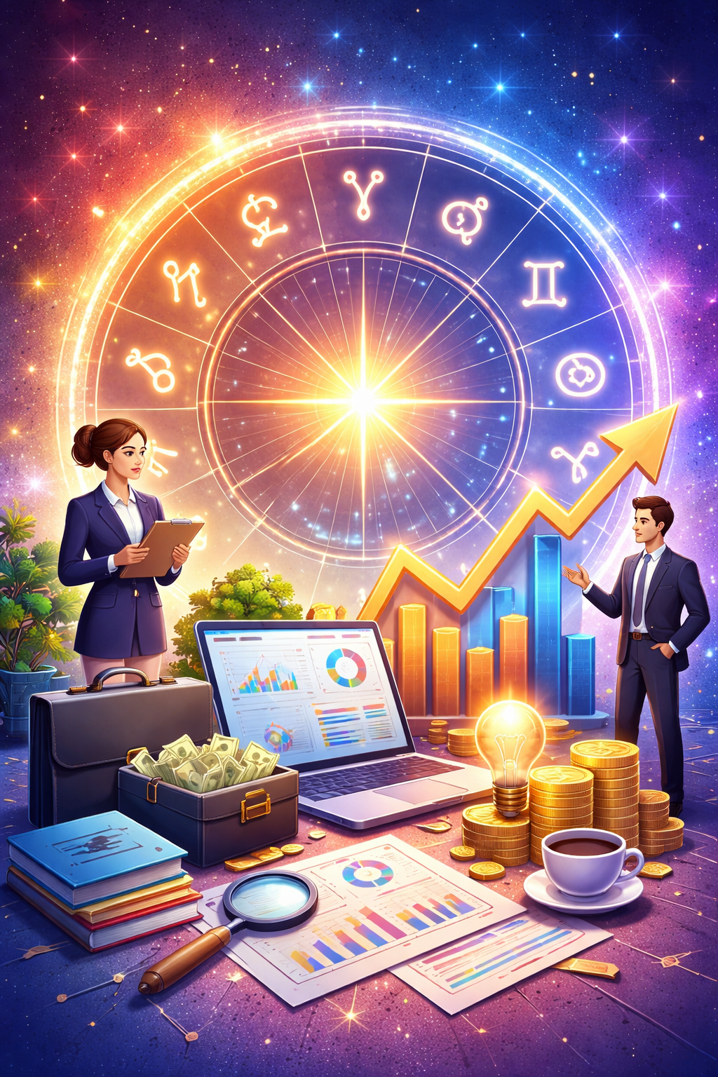 Карьерный гороскоп: Как выбрать профессию по знаку зодиака и натальной карте