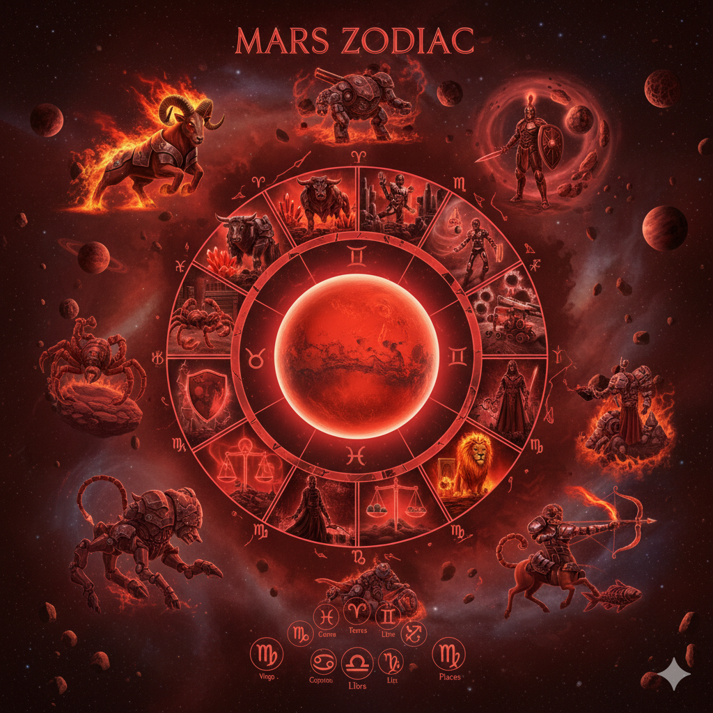 Марс в знаках зодиака: Ваша энергия, амбиции и стиль действий